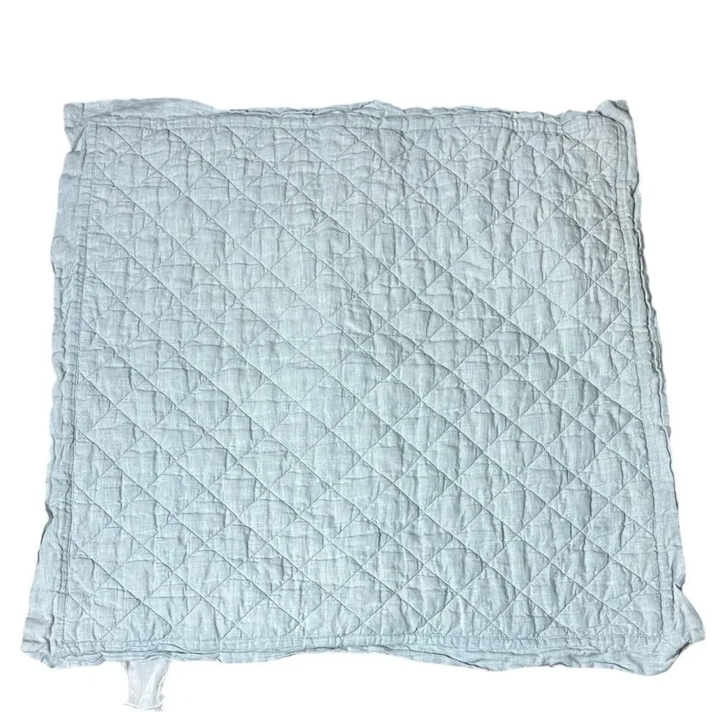Pottery barn‎ large quilted pillow shams